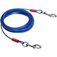 Amazon Basics - Cable para atar perros- hasta 27 kg- 7-62 m